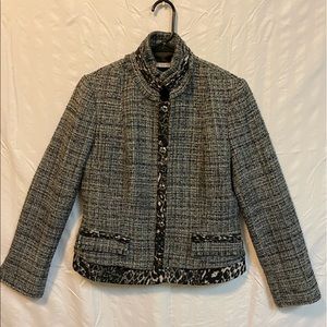 Tahari tweed jacket size 8 petite